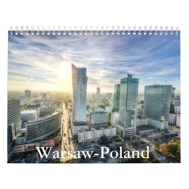 Warsaw-Poland Calendar Kalender (Omslag)