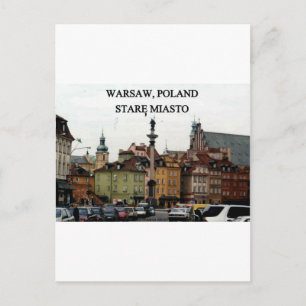 WARSAW POLAND STARE MIASTO OLD TOWN VYKORT
