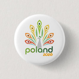 Warsaw Polen 2026 Internationell Konventionsnål Knapp