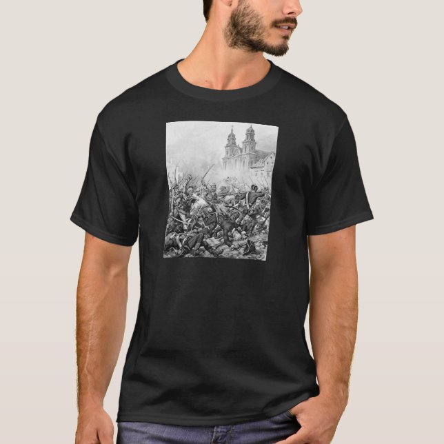 Warsaw uppror av 1794 t shirt (Framsida)