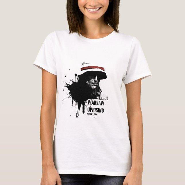 warsaw uppror t-shirt (Framsida)