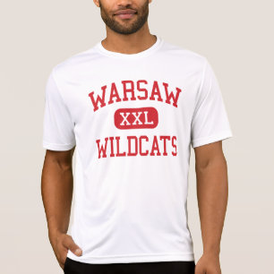 Warsaw - vildkatter - högstadium - Warsaw Illinoi T-shirt