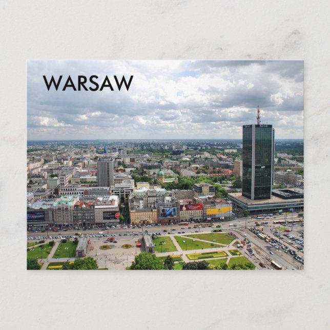 WARSAW VYKORT (Framsida)