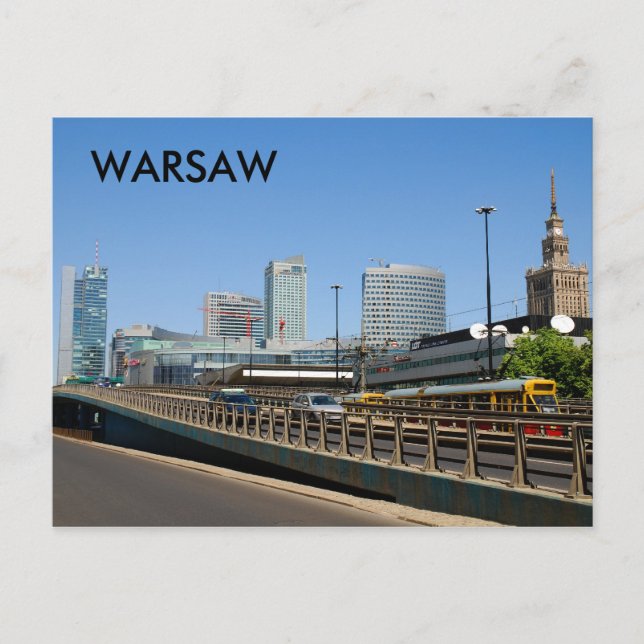 Warsaw Vykort (Framsida)