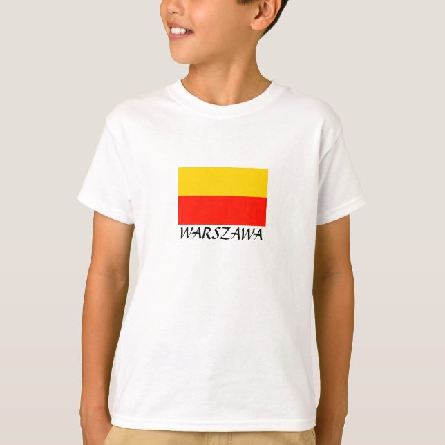 Warsawf Flagga ’WARSZAWA’ Tee (Framsida)