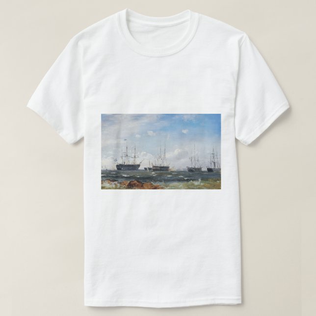 Warship out of Gothenburg 1861 T Shirt (Design framsida)