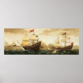 Warships - Cornelis Verbeeck Fine Art Poster