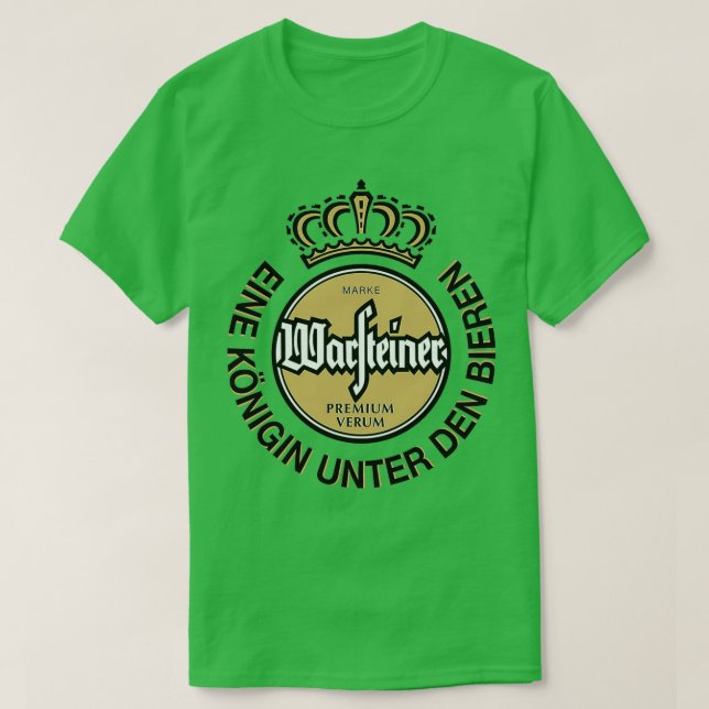 warsteiner beer merch t shirt (Design framsida)