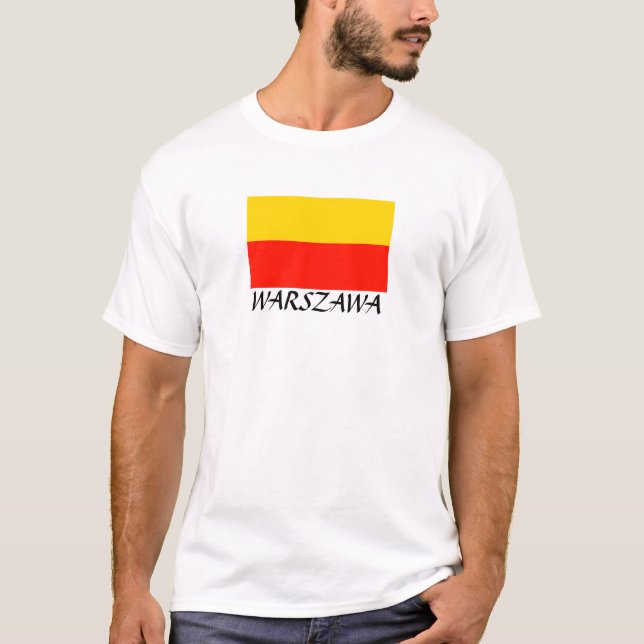 Warszawa Flagga ’Warszawa’ Tee (Framsida)