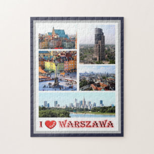 Warszawa - I Kärlek - Pussel