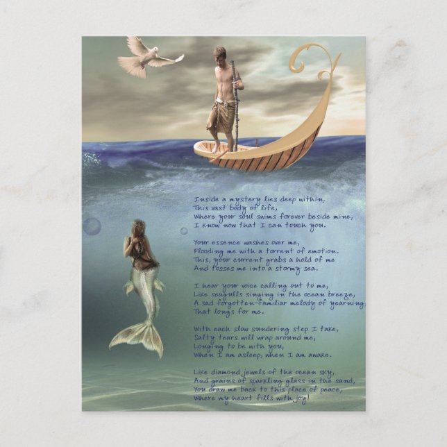 Warszawa - Kärlek och Longing Vykort (Framsida)