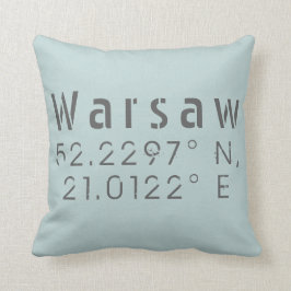 Warszawa Latitude Longitud Kudde