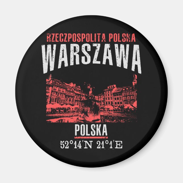 Warszawa Magnet (Framsidan)