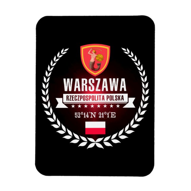 Warszawa Magnet (Vertikal)