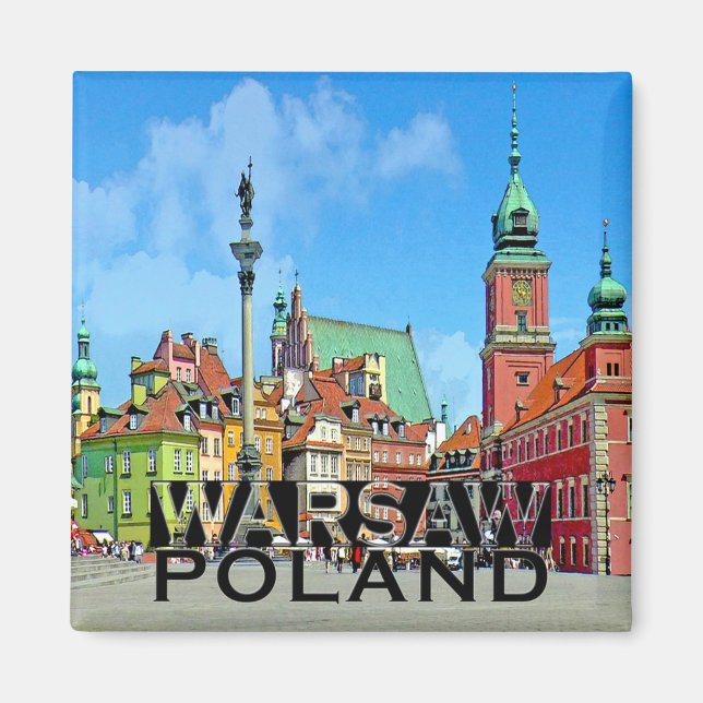 Warszawa Magnet (Framsidan)
