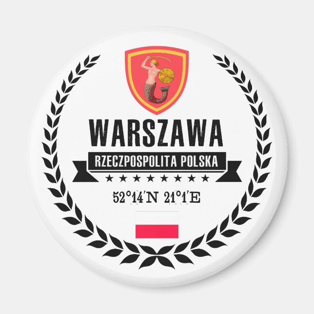 Warszawa Magnet (Framsidan)