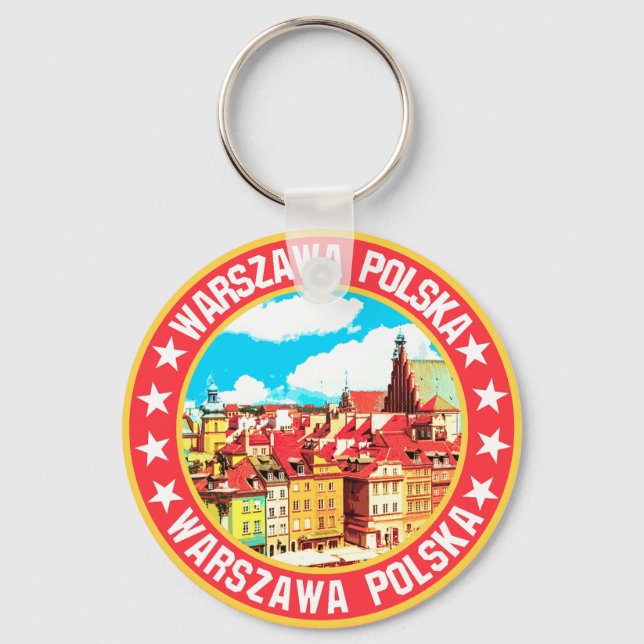 Warszawa Nyckelring (Framsida)