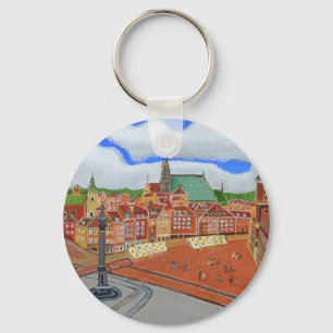 Warszawa-Old Town Nyckelring