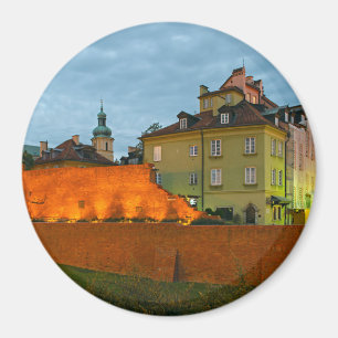 Warszawa Old Town Polen Magnet