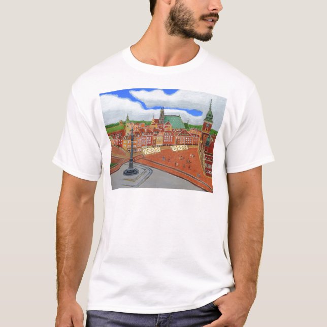 Warszawa-Old Town T Shirt (Framsida)