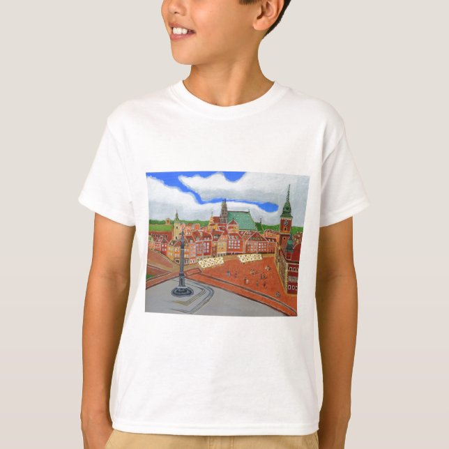 Warszawa-Old Town Tee Shirt (Framsida)