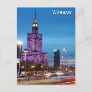 Warszawa Poland Travel Photo Vykort