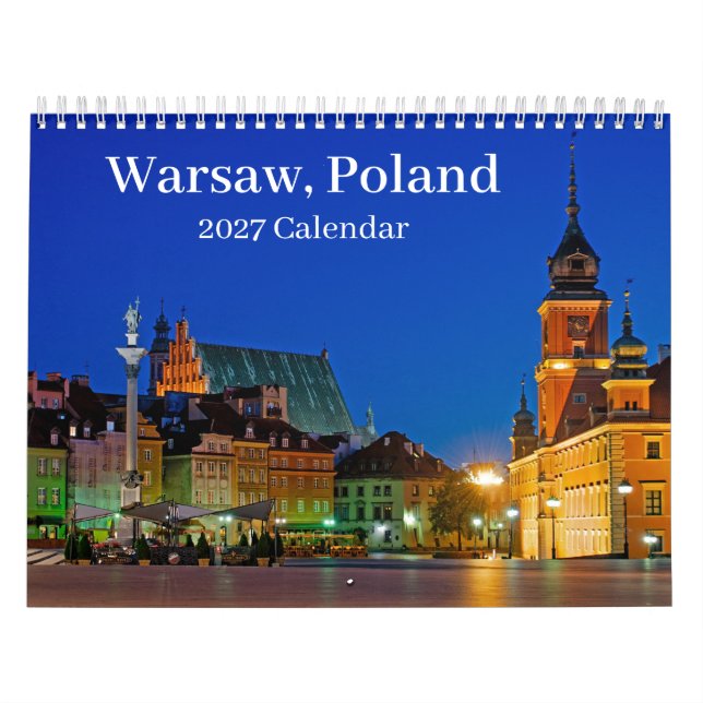 Warszawa Polen 2025 Kalender (Omslag)