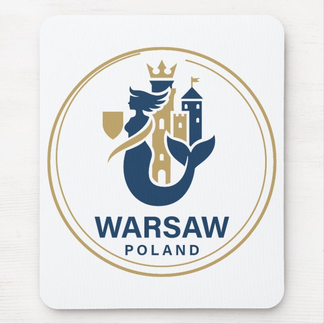 Warszawa Polen Europa Musmatta (Framsidan)
