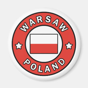 Warszawa Polen Magnet