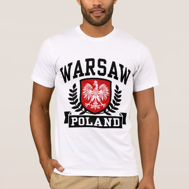 Warszawa Polen Tröja (Framsida)
