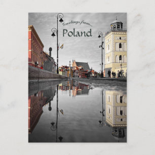 Warszawa Polen Vykort