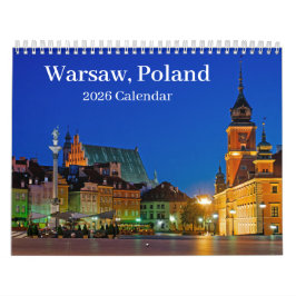 Warszawa Polens kalender för 2025