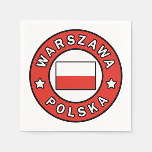 Warszawa Polska Pappersservett