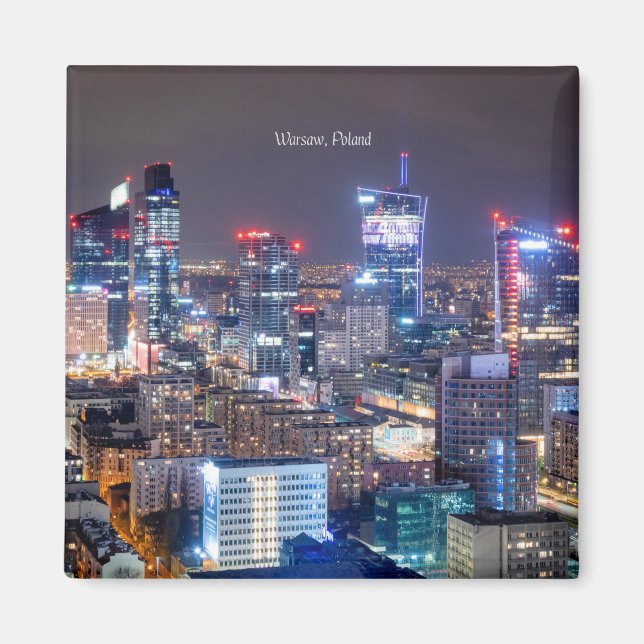 Warszawa, Polskyline Magnet (Framsidan)