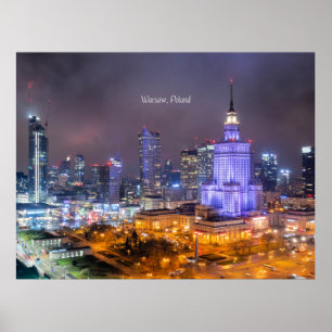 Warszawa, Polskylinfotografi, Poster
