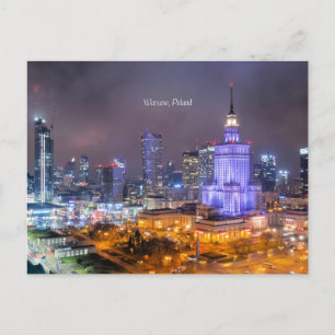 Warszawa, Polskylinfotografi, Vykort