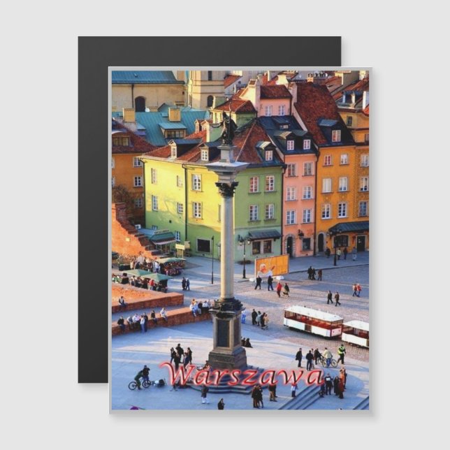 Warszawa - Sigismund Column - Polen - (Fram/baksida)