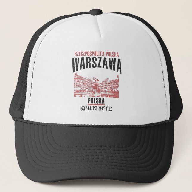 Warszawa Truckerkeps (Framsida)