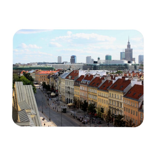 Warszawa View Magnet (Horisontell)
