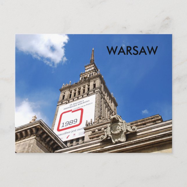 Warszawa Vykort (Framsida)