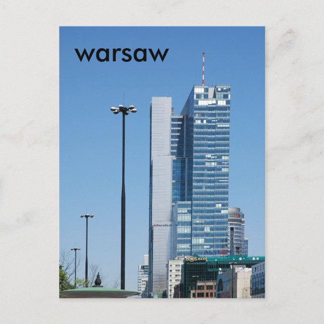 Warszawa Vykort (Framsida)
