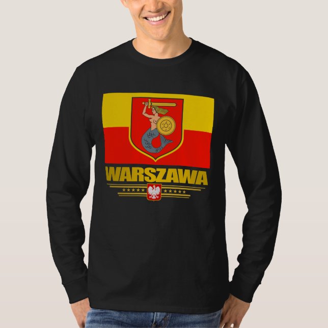 Warszawa (Warszawa) Polen Tee (Framsida)
