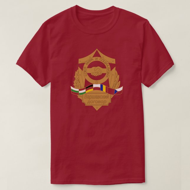 Warszawapakten (UNION Peace & SOCIALISM) T Shirt (Design framsida)