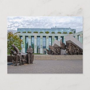 Warszawas upprorsmonument vykort