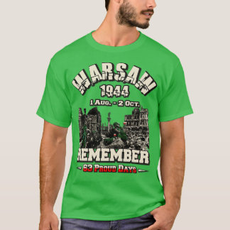 Warszawaupproret 1944 Powstanie warszawskie T Shirt