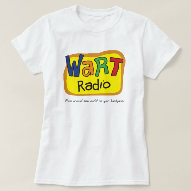 WART Radio Fictional Retro Station T-shirt (Design framsida)