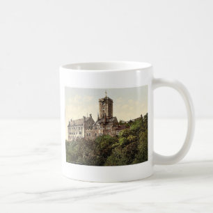 Wartburg från öster, Thüringen, tyskland sälls Kaffemugg