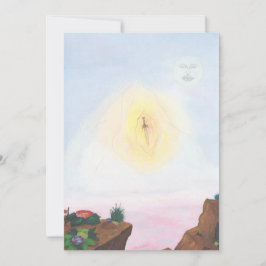 Wartercolor, fantastisk värld, en underbar saga inbjudningar