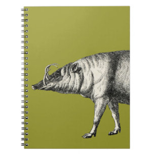 Warthog för Hog för galt för Babirusavildgris Anteckningsbok