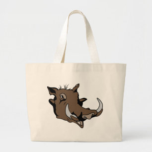 Warthog huvud jumbo tygkasse
